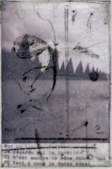 Biancuzzi - Waiting for time - Gravure en taille douce et transfert photographique